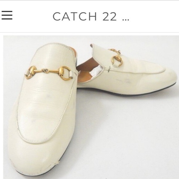 Gucci Ivory Princetown Loafer Mule Sz 38.5 (US 8) - Picture 3 of 8